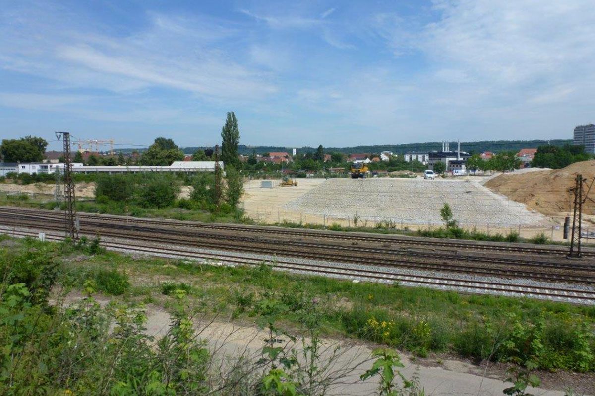 Neubau Klenzebrücke - Fotografie - Klenzedamm