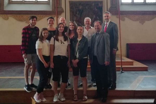 Praktikanten aus Pilsen absolvieren ein zweiwöchiges Betriebspraktikum in Regensburger Betrieben