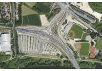 Luftbild Kreisel Walhalla-Allee/ Odessaring von Cityview Luftbild 2015