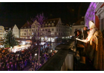 Fotografie: Blick auf den Christkindlmarkt am Neupfarrplatz bei der Eröffnung