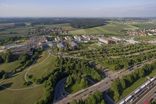 Fotografie: Das Universitätsklinikum von oben