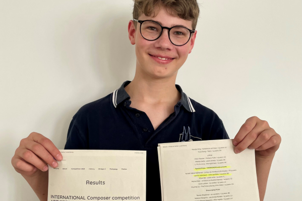 Levin Atzenbeck, Gewinner des Kompositionswettbewerbs