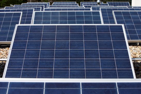 Fotografie: Photovoltaik-Anlage (C) Bilddokumentation Stadt Regensburg