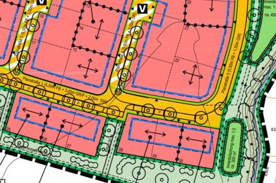 Das Bild zeigt den Ausschnitt eines Stadtplans (C) Stadt Regensburg