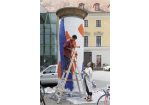 „360°. Kunst an Litfaßsäulen“ am Arnulfsplatz 