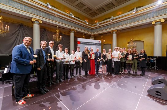Gruppenfoto Preisträgerinnen und Preisträger 