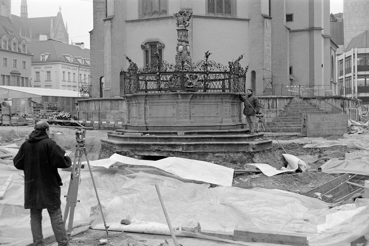 Judensteine - Ausgrabungen Neupfarrplatz - Brunnen