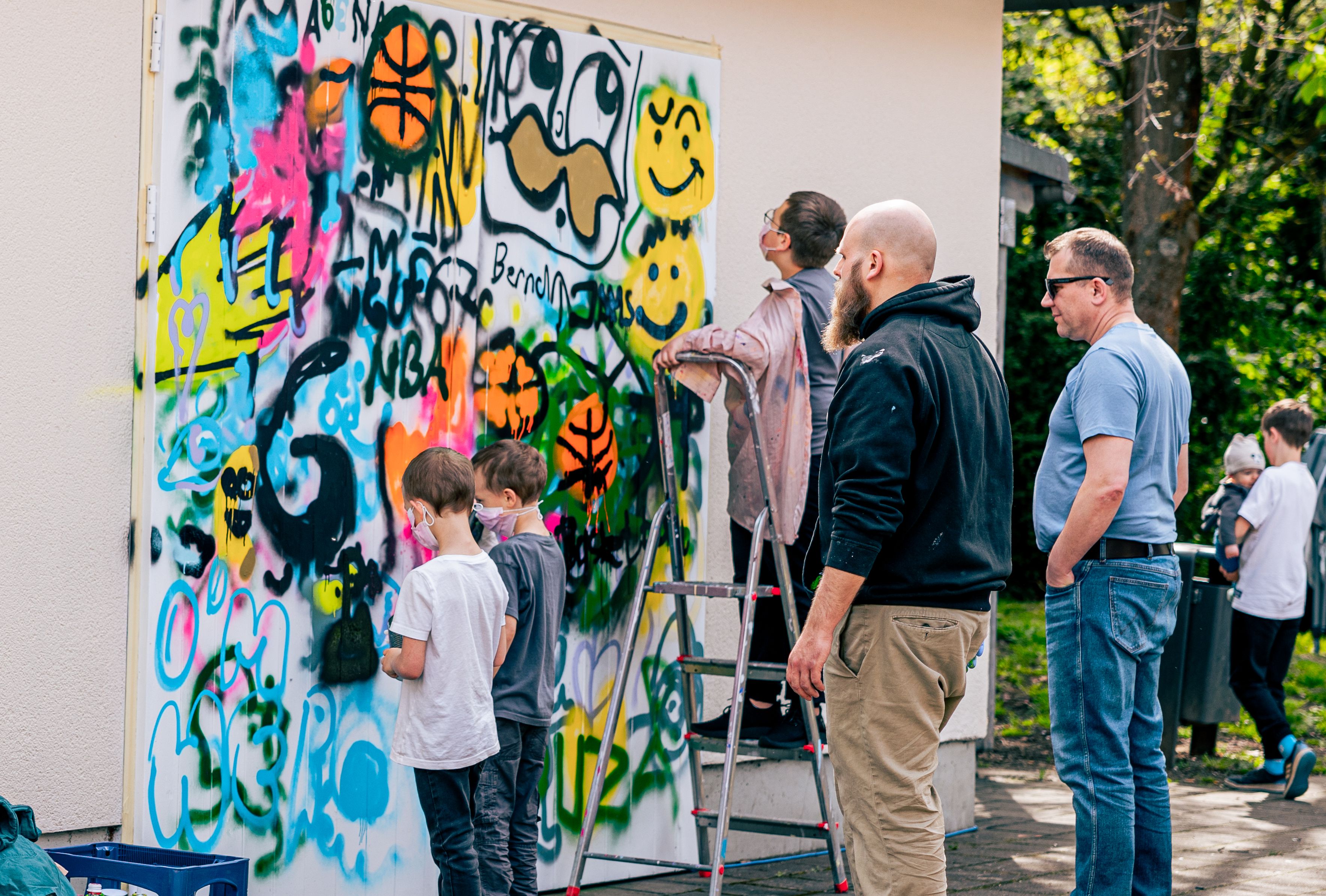 Graffiti Workshop beim 30-jährigen Jubiläum