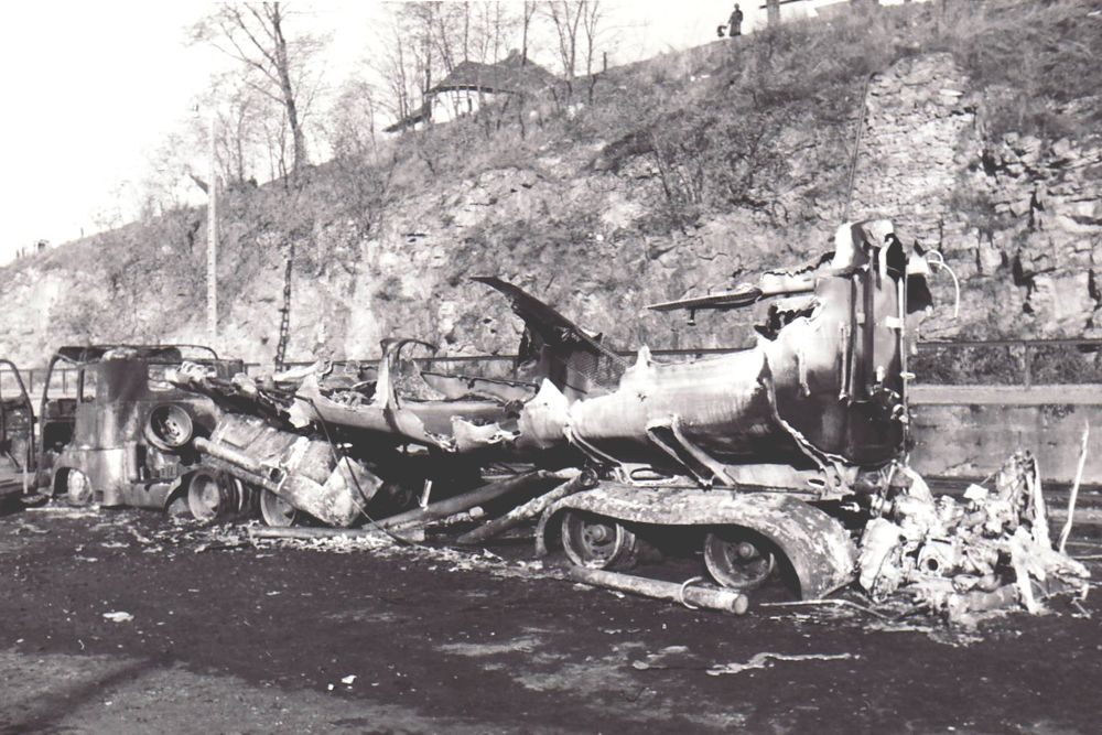 Großbrand Karcher Cham 1961