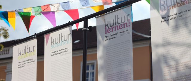 Die konzeptionellen Schwerpunkte des W1 - Zentrum für junge Kultur: Kultur erleben, Kultur schaffen, Kultur lernen und Kultur vernetzen.