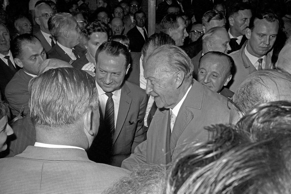 Konrad Adenauer in Regensburg