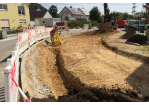 Baustelle Gehweg