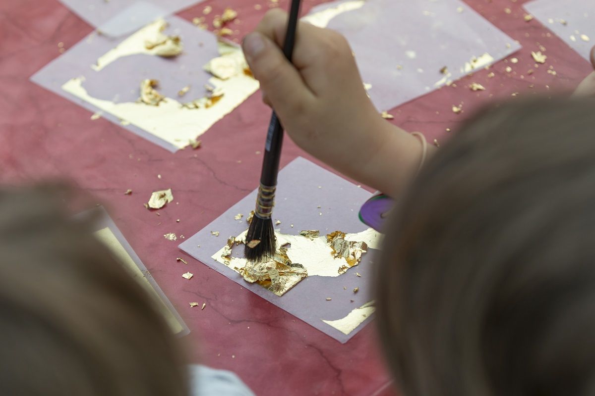 Fotografie – Kinderaktionen "vergolden "beim Bürgerfest 2023