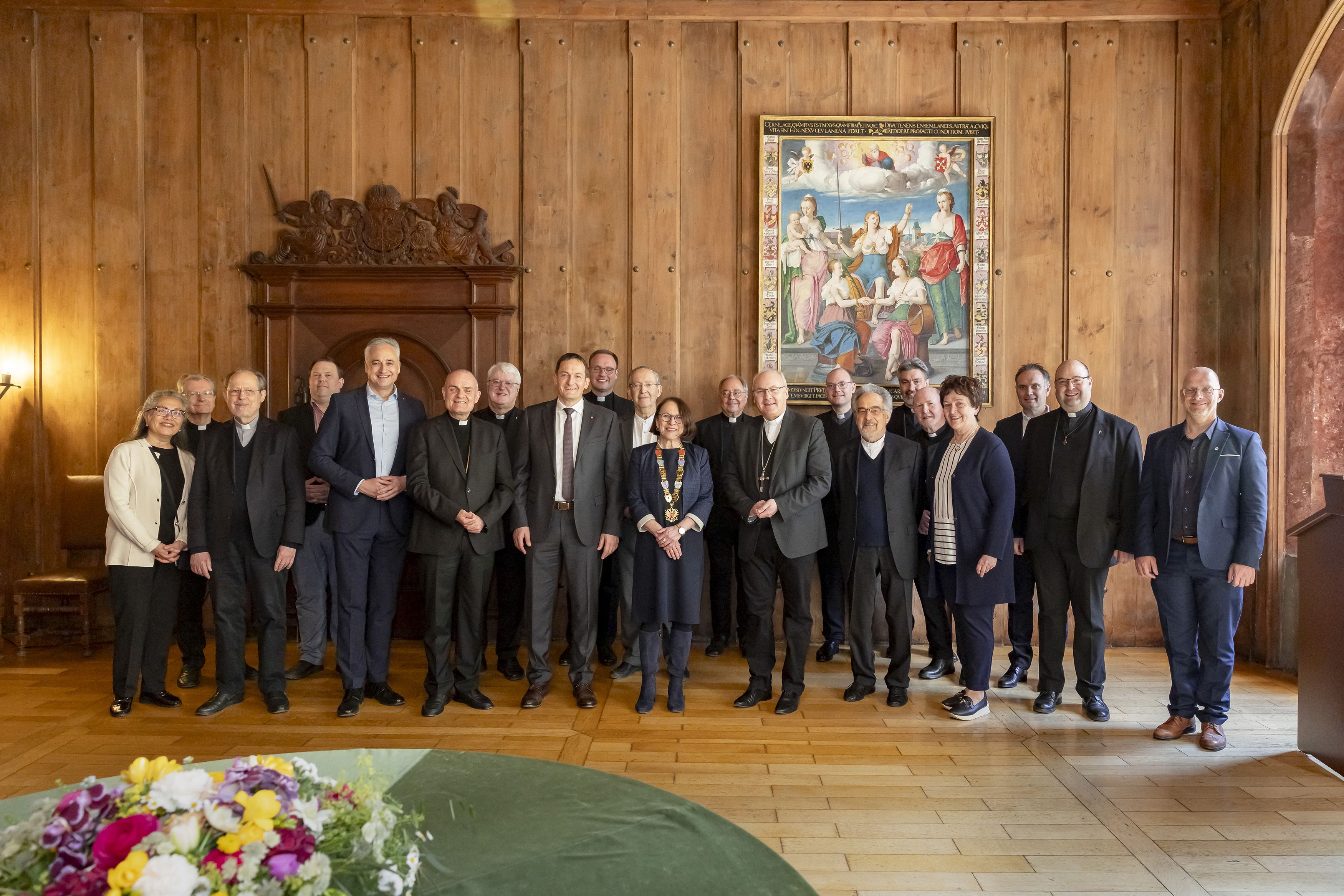 Fotografie - Delegation aus der Partnerstadt Brixen