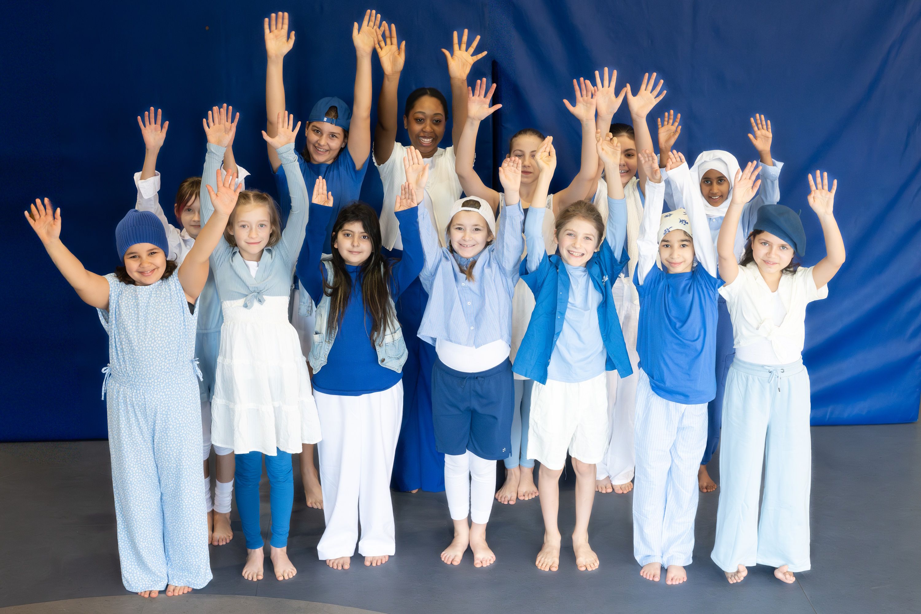 Fotografie – die Kinder des subsTanz-Tanztheaterprojektes