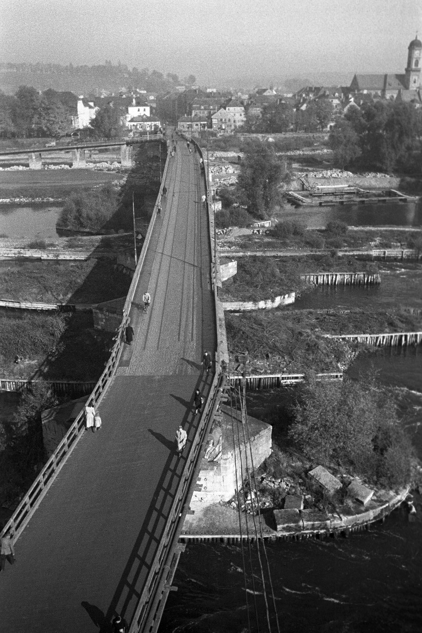 Steinerne Brücke - Oktober 1952