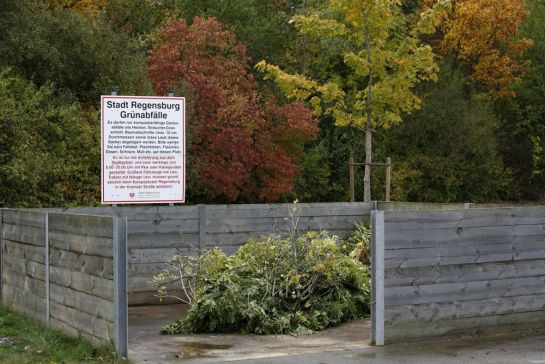 Grünabfall-Sammelstellen (C) Bilddokumentation Stadt Regensburg