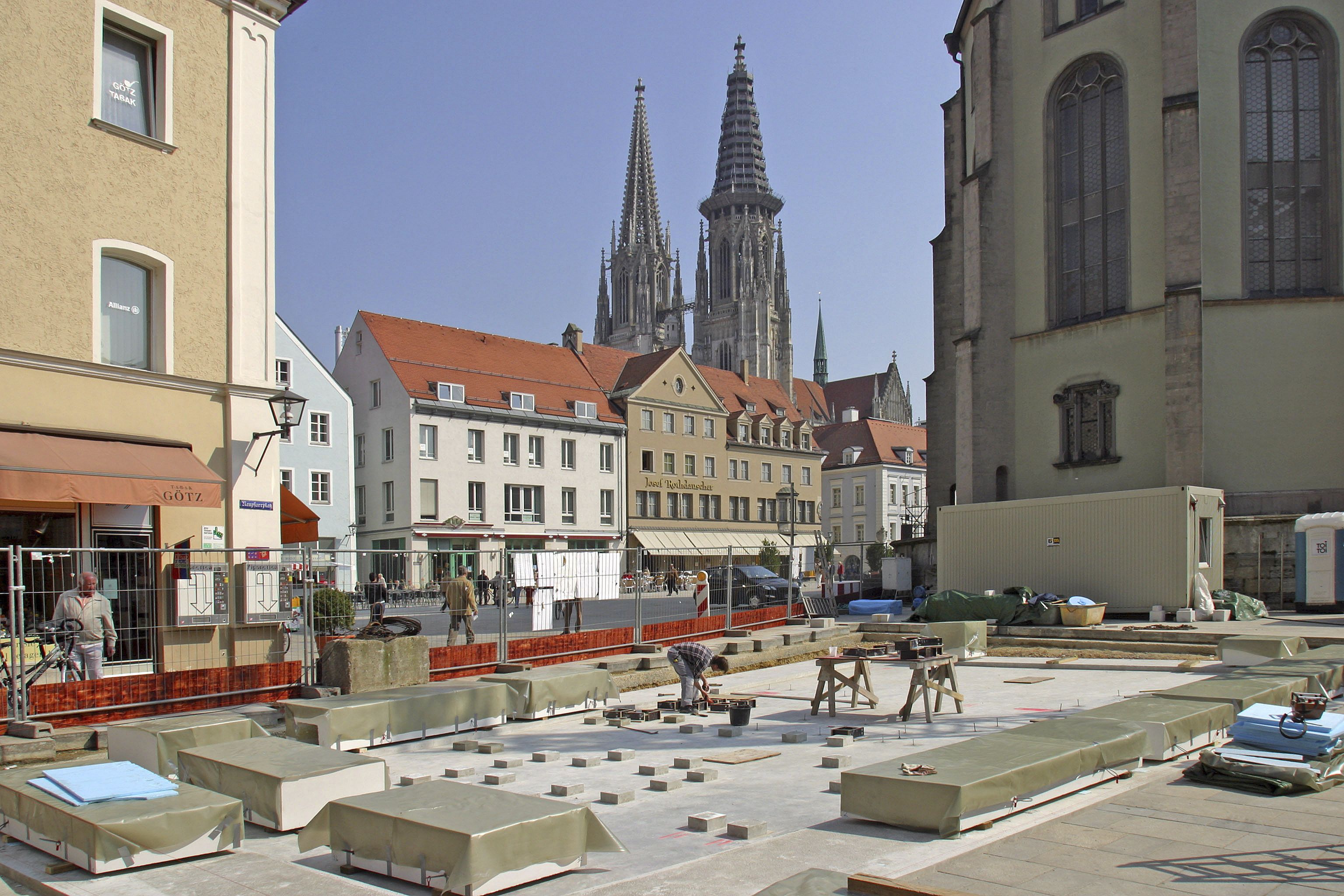 Neupfarrplatz Denkmal "Misrach"