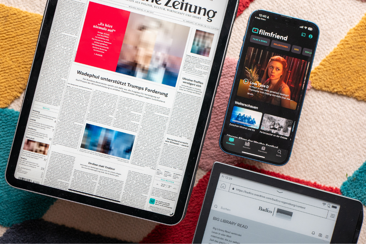 iPad, Smartphone und Reader