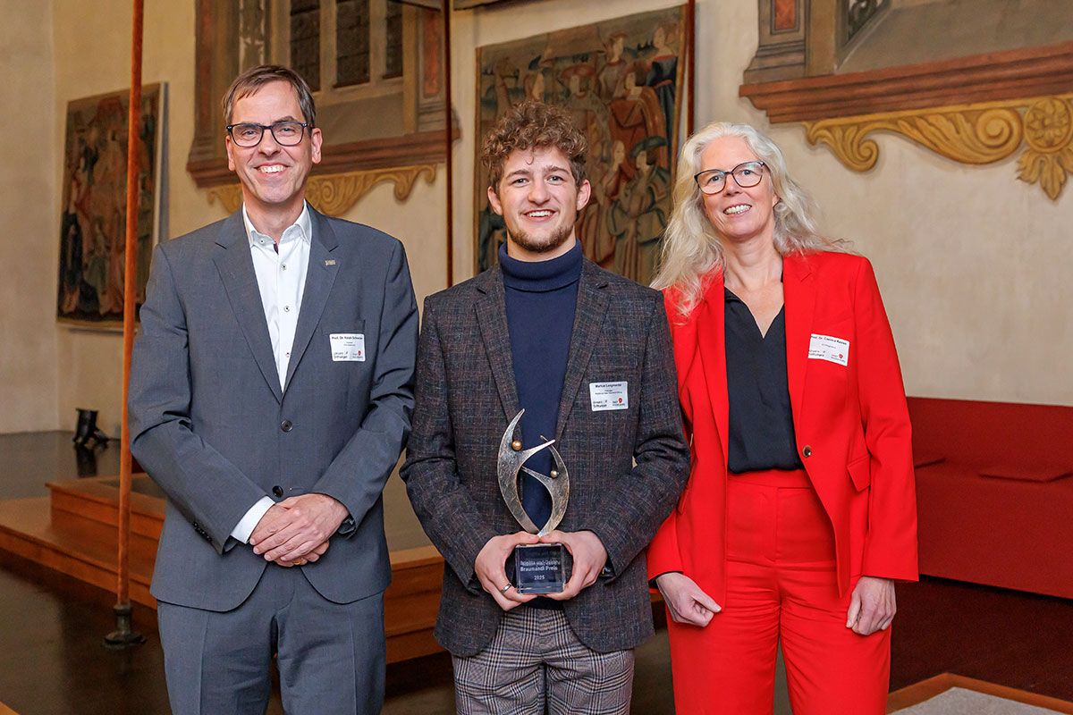 Prof. Dr. Hahn, Herr Langmantel und Prof. Dr. Kaulen