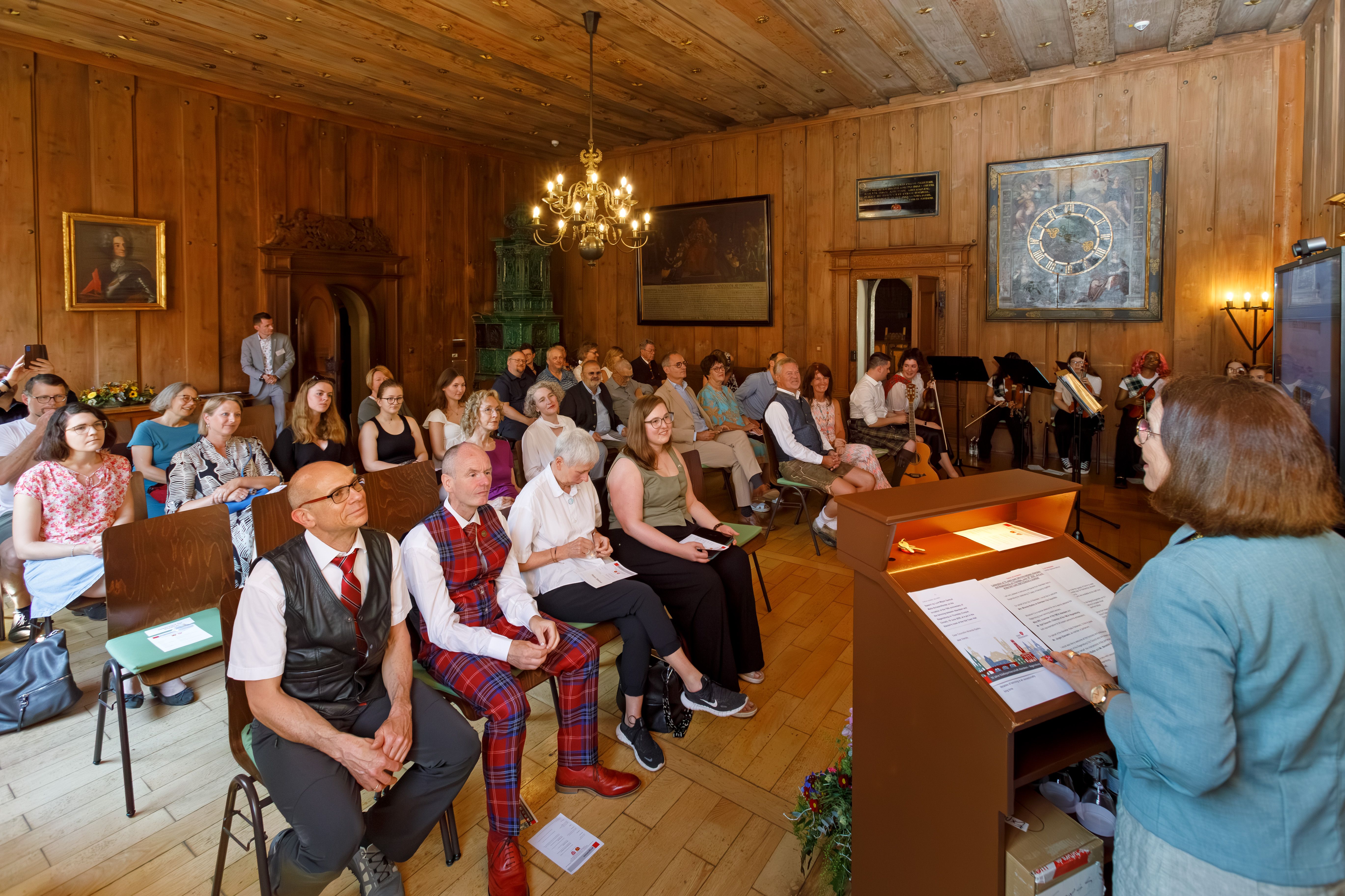 Fotografie – Empfang anlässlich des 70-jährigens Bestehen zwischen Aberdeen und Regensburg im Kurfürstenzimmer des Alten Rathauses 