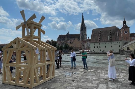 Donumenta 2024 - Kunstwerk "Mill" am Beschlächt