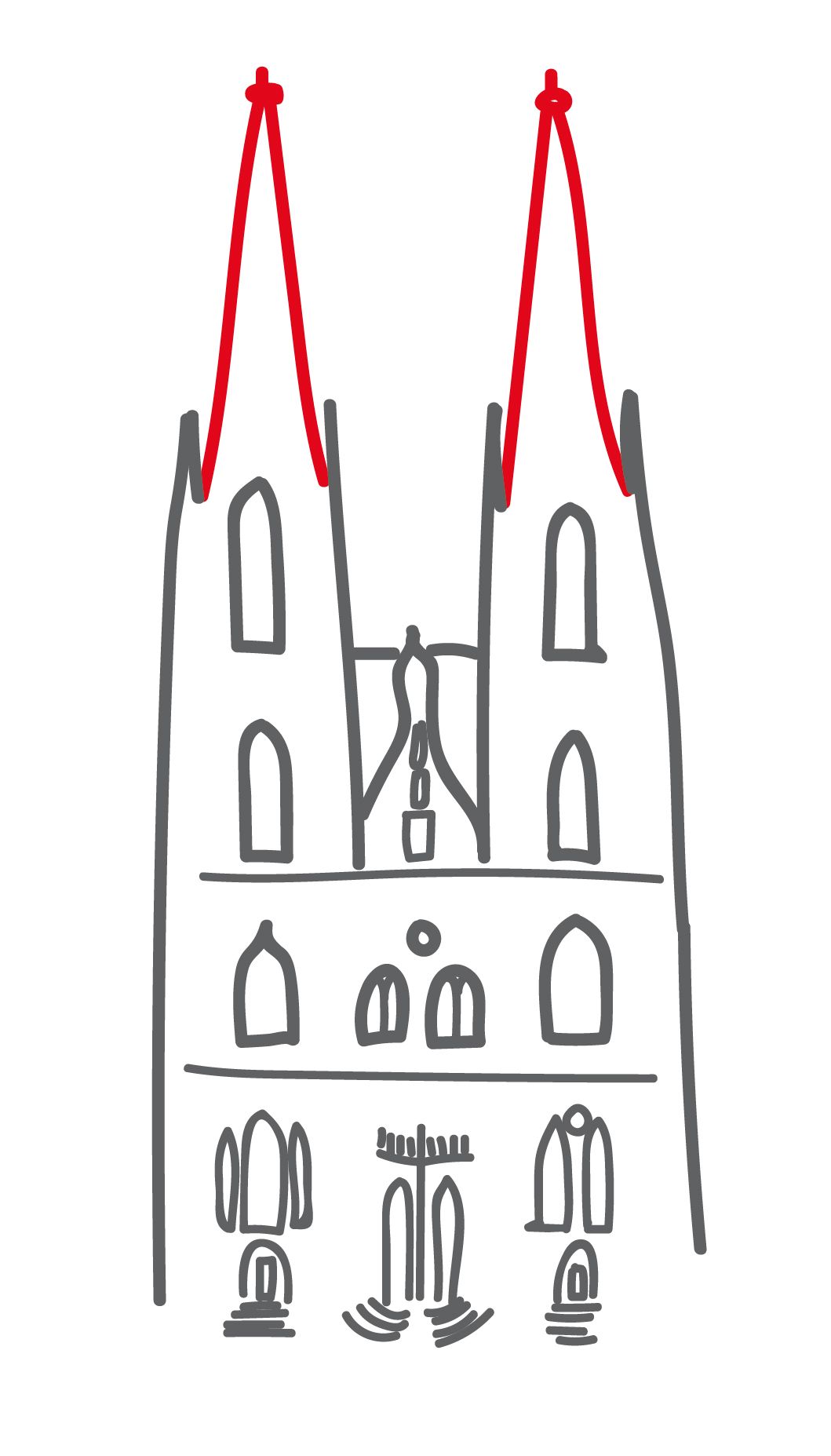 Grafik: Dom St. Peter