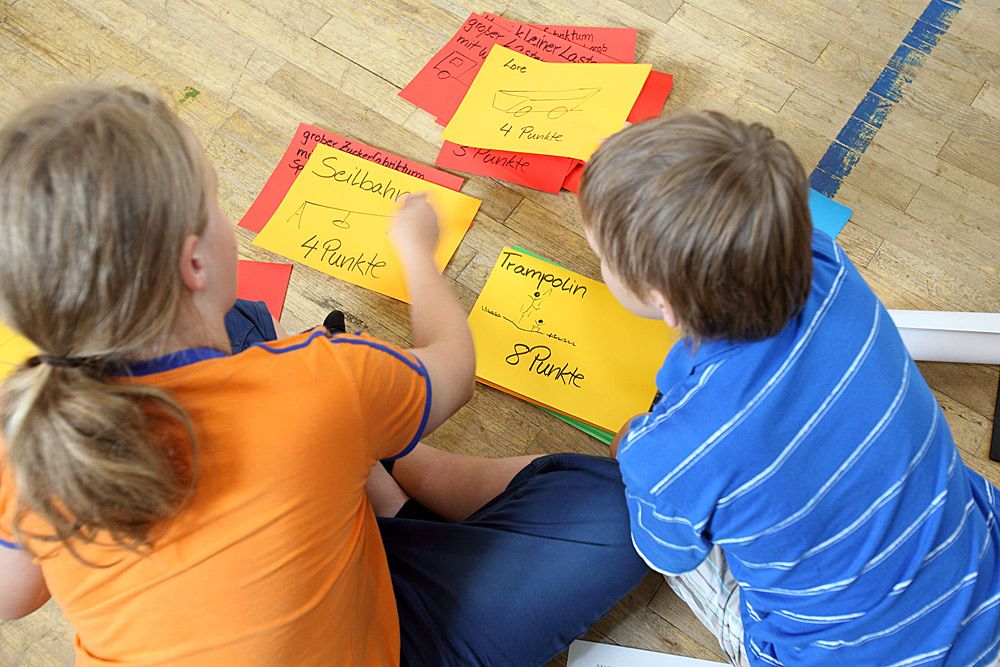 Kinder bewerten Pläne
