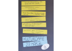 Kulturportal - Kulturcafe - Wand mit Post-its