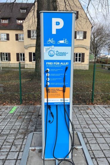 Ladestation der Donau Donkeys