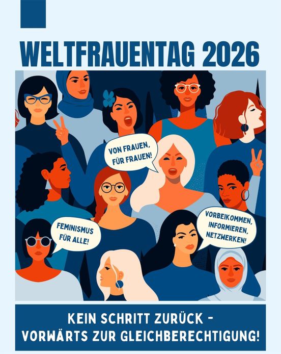 Plakat Frauentag 2026 in Regensburg