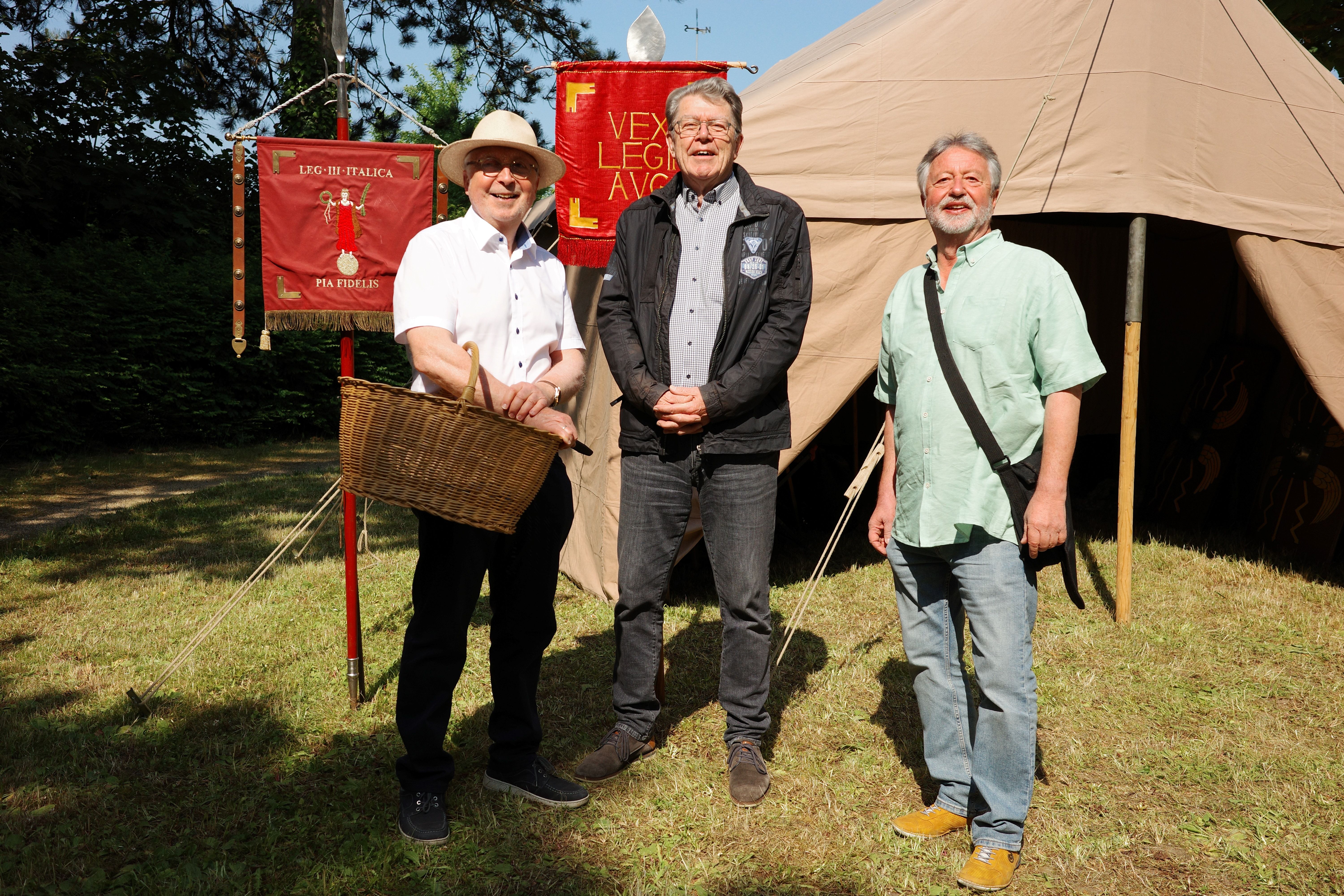 Welterbetag 2023: Donau (Er)leben: Kumpfmühl 01: Rainer Girg, Hubert Wartner, Gerhard Waldherr 