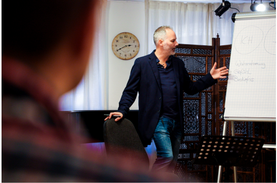 Fotografie: Der CEO und Trainer der CASA Akademie, Florian Peters.