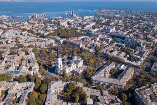 Fotografie: Luftaufnahme von Odessa (C) Bilddokumentation Stadt Regensburg