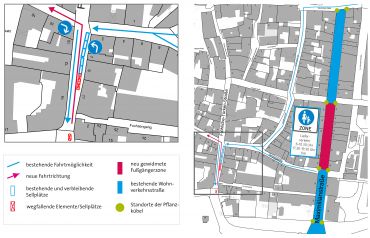 Änderungen in der Maximilianstraße und in der Fröhlichen-Türken-Straße