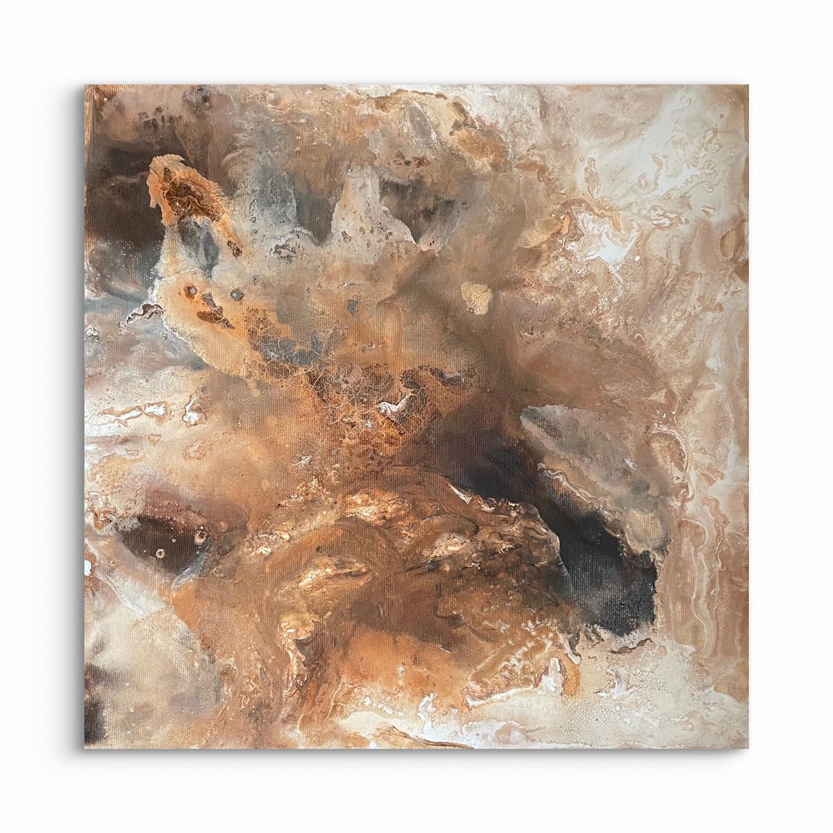 Kunstwerk, Reproduktion – Abstraktes Gemälde von Julia Henkel