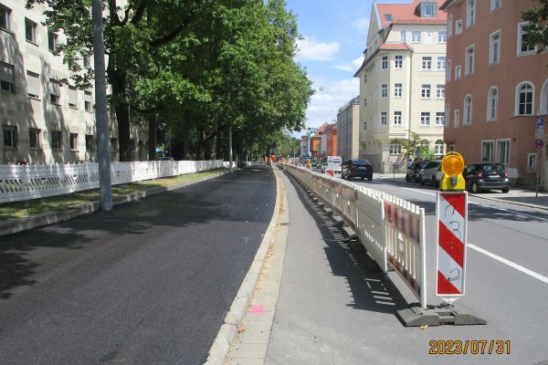 Fotografie – Geh- und Radweg Prüfeninger Straße