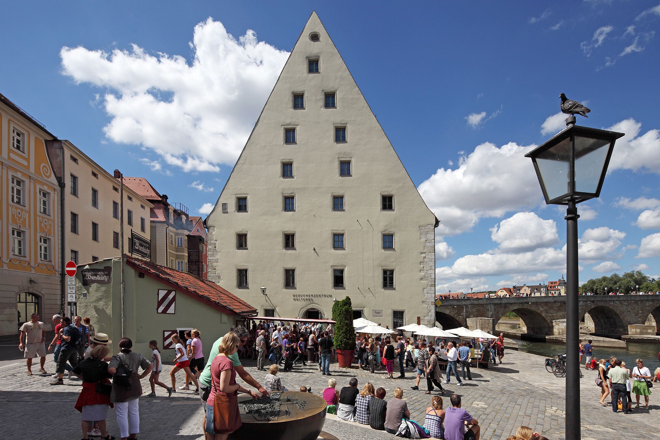 Fotografie: Der Salzstadel an der Donau