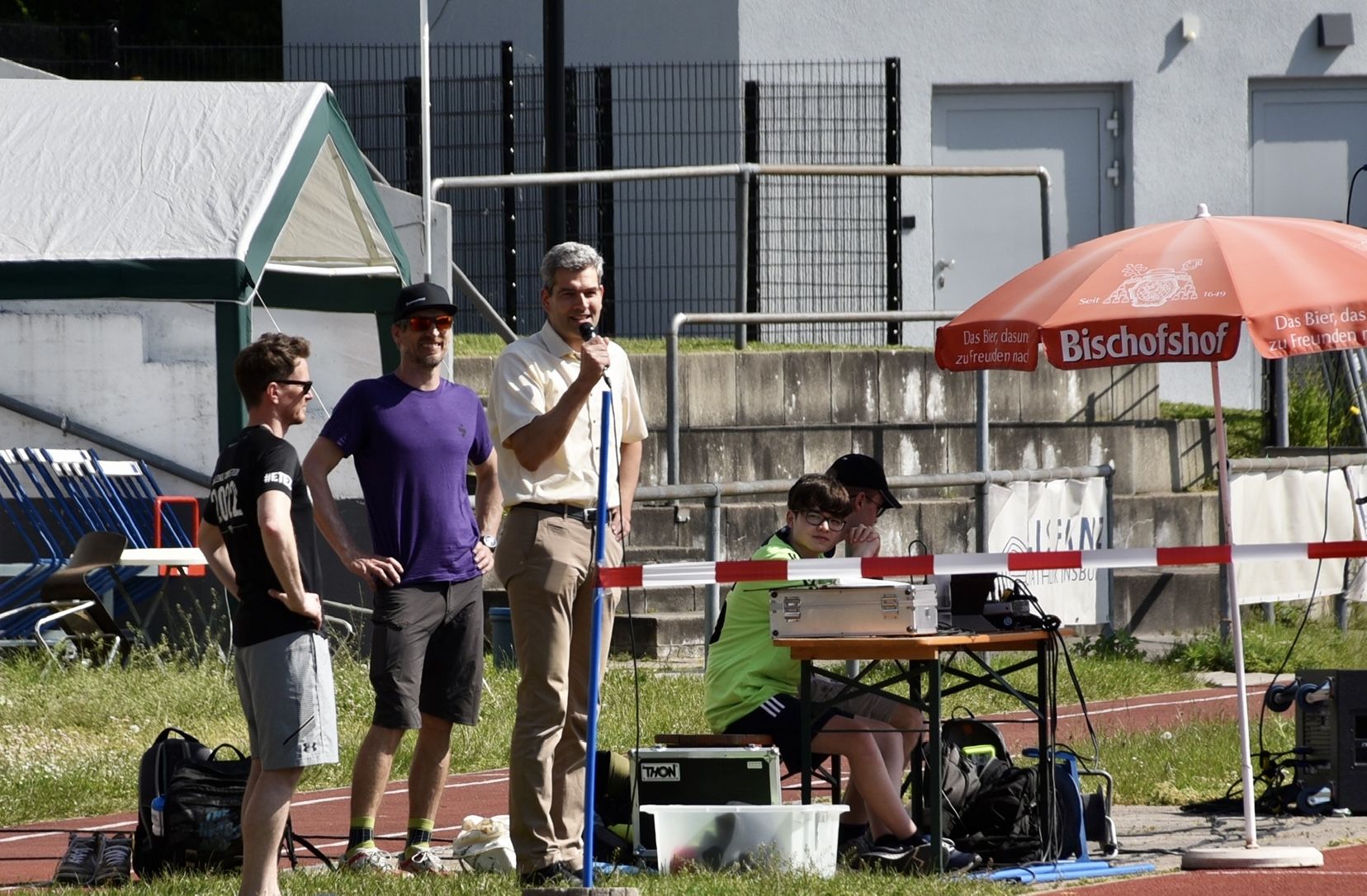 Sponsorlauf Begrüßung