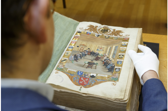 Die Miniatur von Hans Mielich gilt als das einzige Porträt Altdorfers, das zu seinen Lebzeiten entstanden ist.
