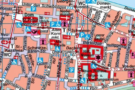 Stadtplan Regensburg (C) Stadt Regensburg
