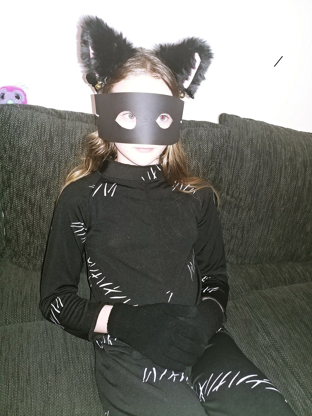 Fotografie - Schüler des VMG verkleidet beim Fasching daheim