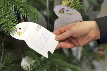 Kinderbaum - Wunschzettel aussuchen