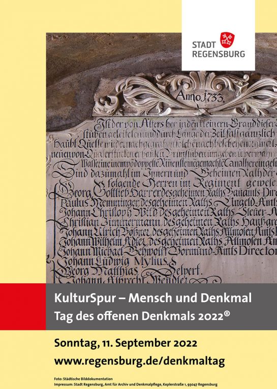 Vorschaubild zum Tag des offenen Denkmals 2022  (C) Stadt Regensburg, Abteilung Untere Denkmalschutzbehörde