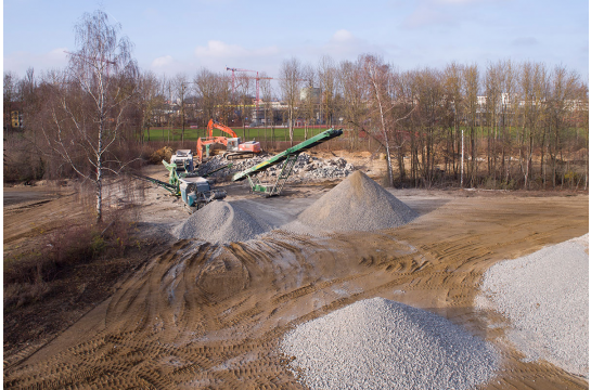 Bauschuttrecycling