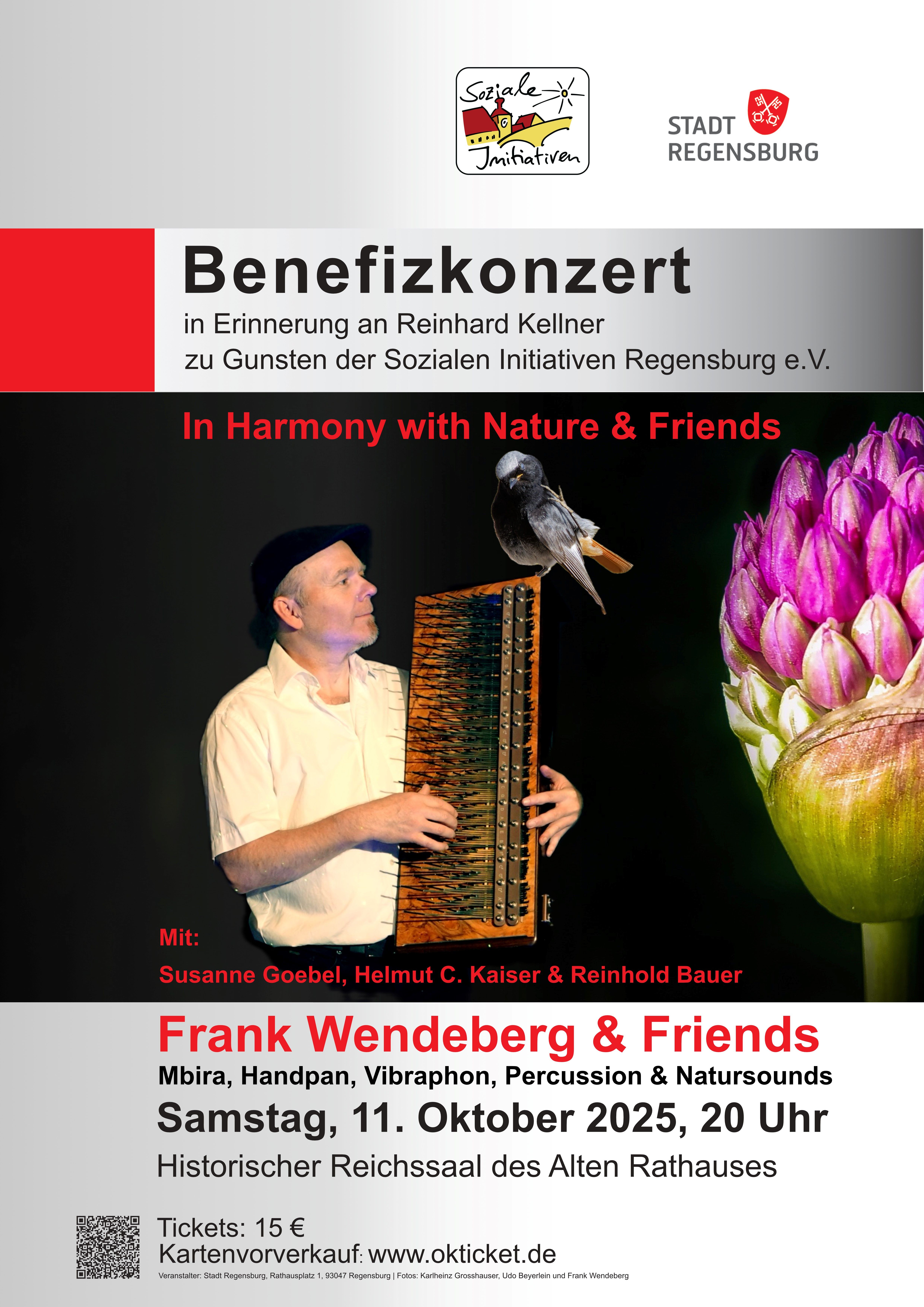 Plakat – Einladung zum Benefizkonzert