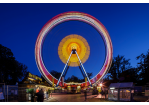 Ein Riesenrad mitten in der Stadt. Die Zwischennutzung des Keplerareals macht es möglich. 