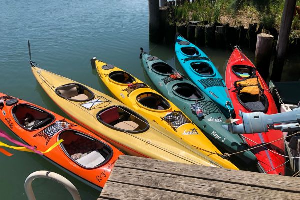 Kajak-Wanderfahrt in Lagune di Marano, Italien © RRV