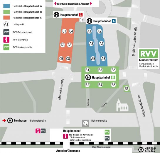 Verkehrsführung ÖPNV ab 13. Dezember 2021