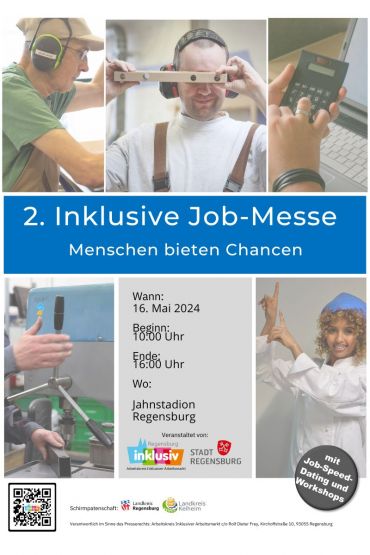 Plakat - Bilder mit Schriftzug